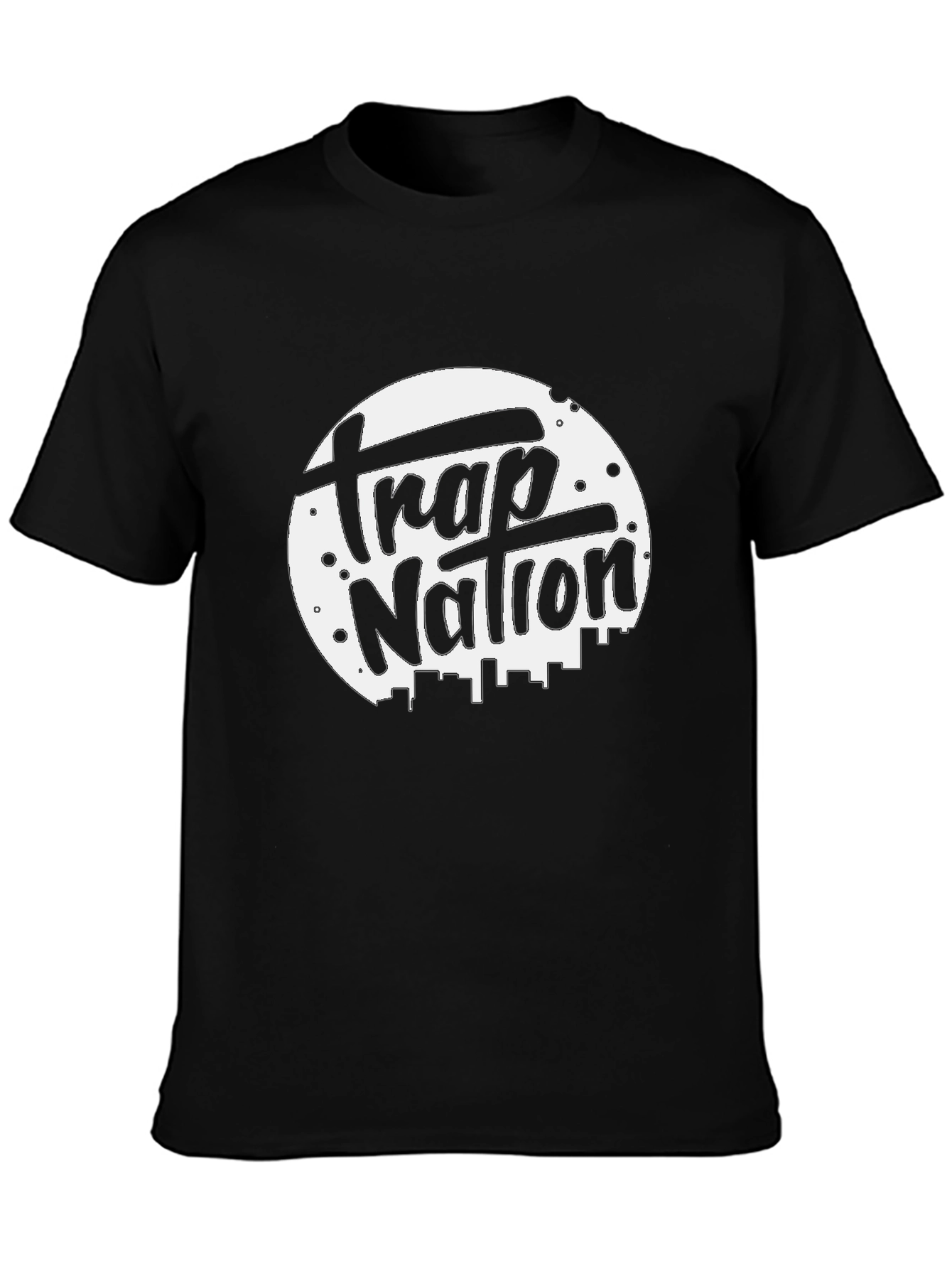 Trap Nation Black Graphic T-Shirt