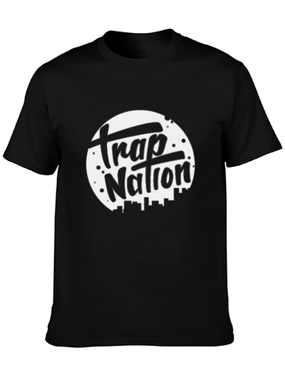 Trap Nation Black Graphic T-Shirt