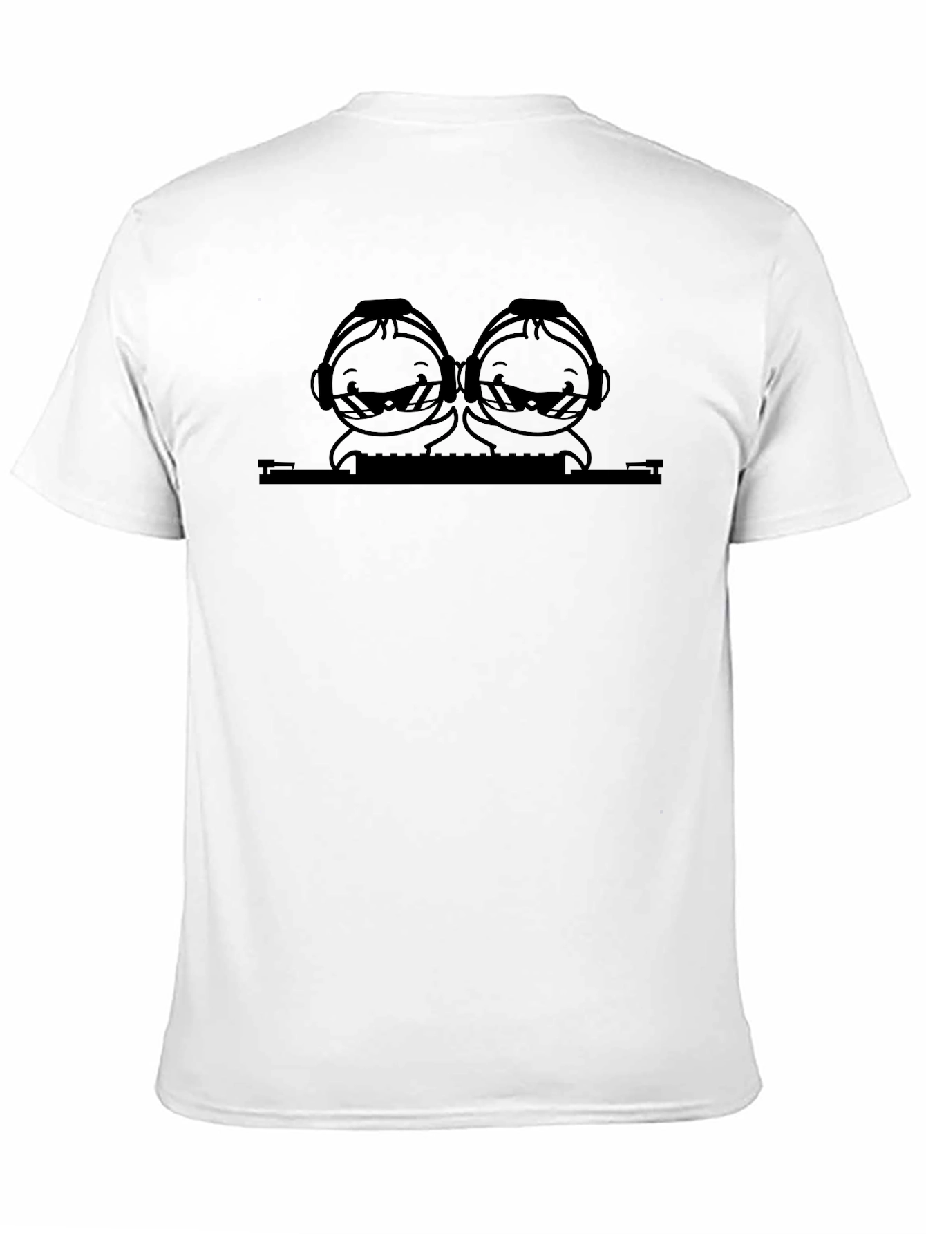 DJ Twins Black T-Shirt - Cool & Stylish!