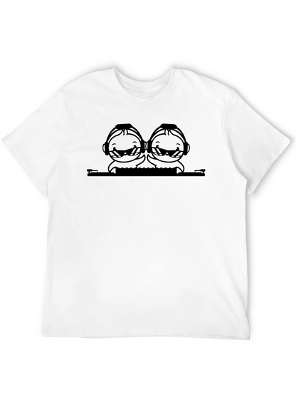 DJ Twins Black T-Shirt - Cool & Stylish!