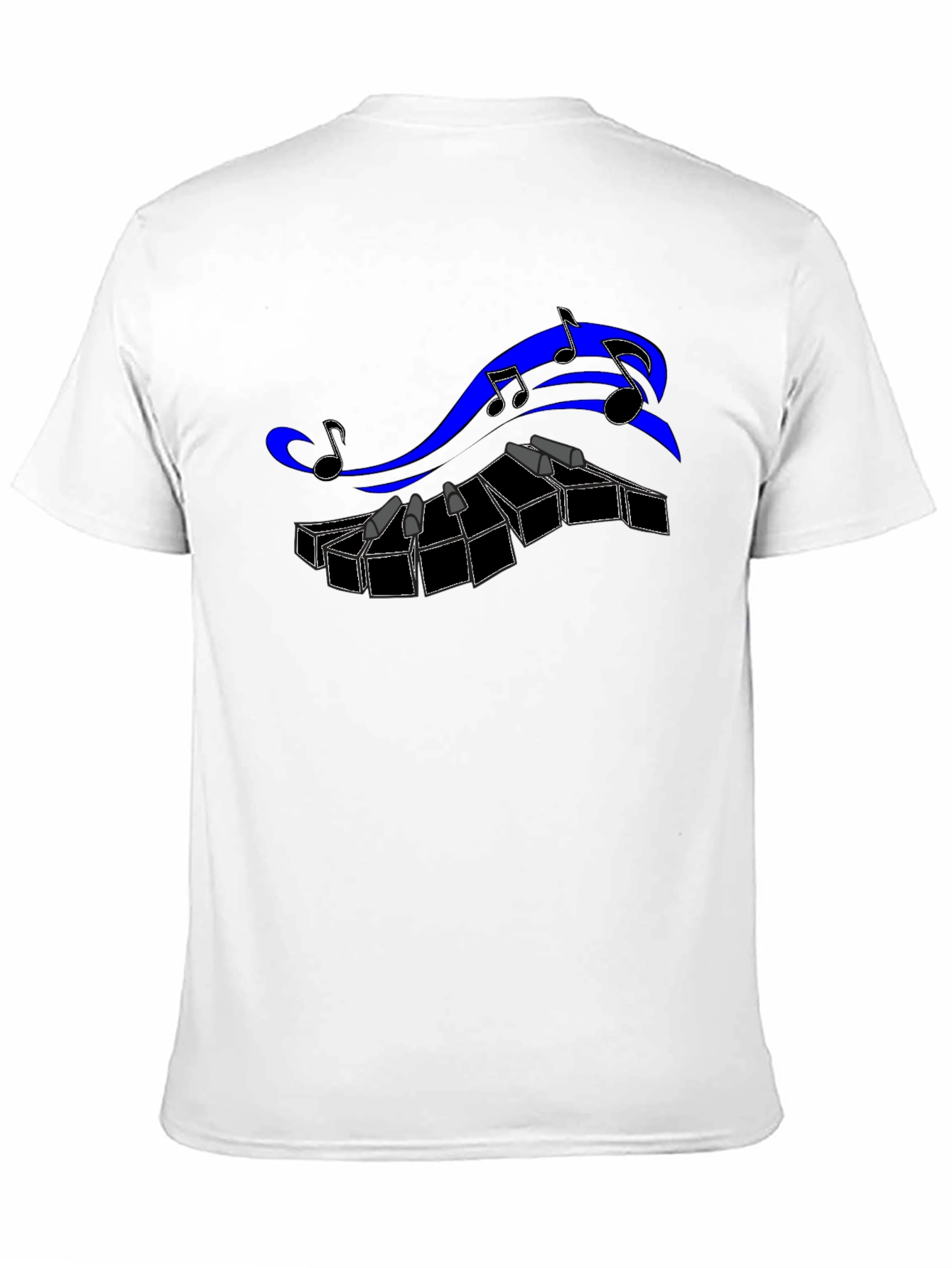 Musical Keyboard T-Shirt - Black