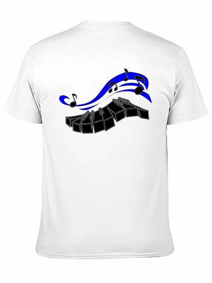 Musical Keyboard T-Shirt - Black