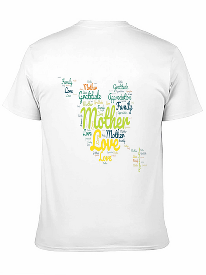 Mother Love Word Art Graphic T-Shirt