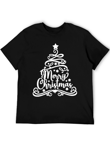 Festive Merry Christmas Tree T-Shirt