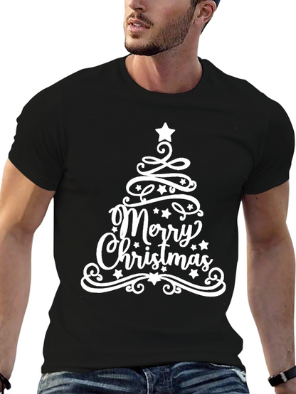 Festive Merry Christmas Tree T-Shirt