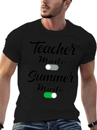 Teacher Summer Mode Graphic T-Shirt