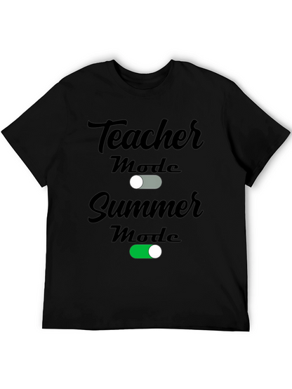 Teacher Summer Mode Graphic T-Shirt