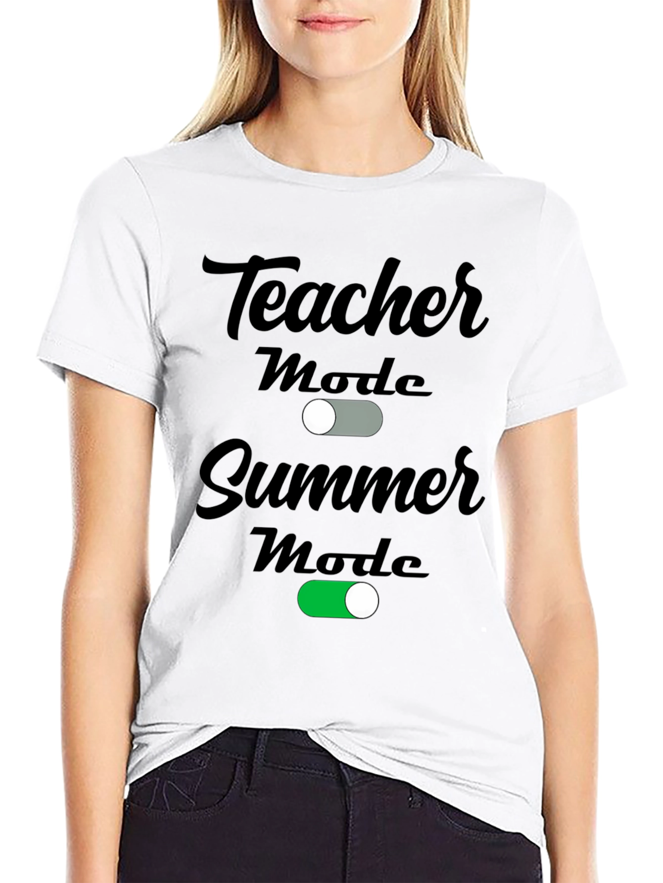 Teacher Summer Mode Graphic T-Shirt