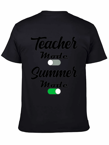 Teacher Summer Mode Graphic T-Shirt