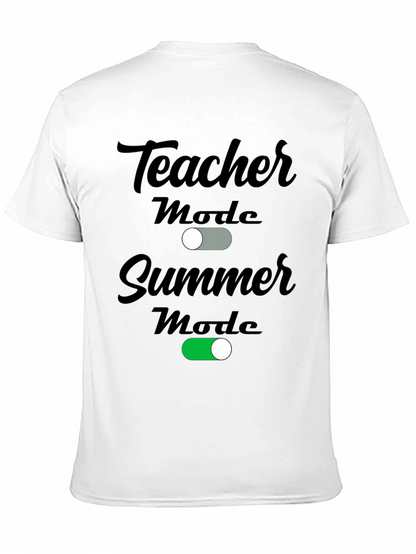 Teacher Summer Mode Graphic T-Shirt