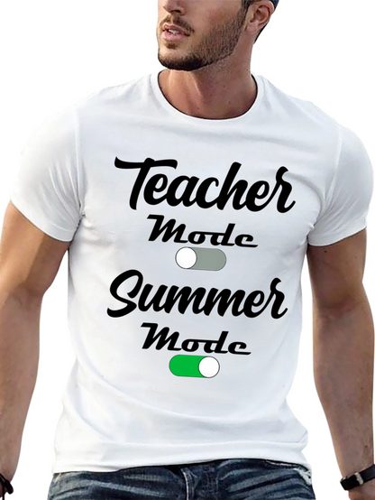 Teacher Summer Mode Graphic T-Shirt