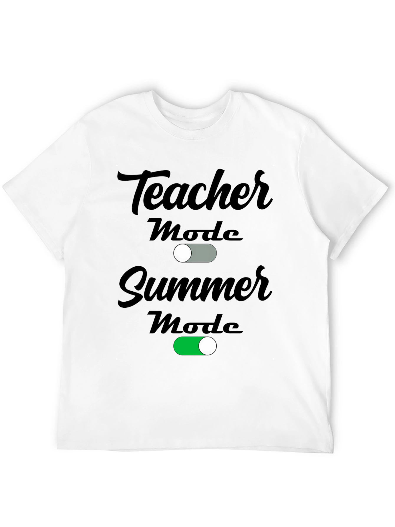 Teacher Summer Mode Graphic T-Shirt