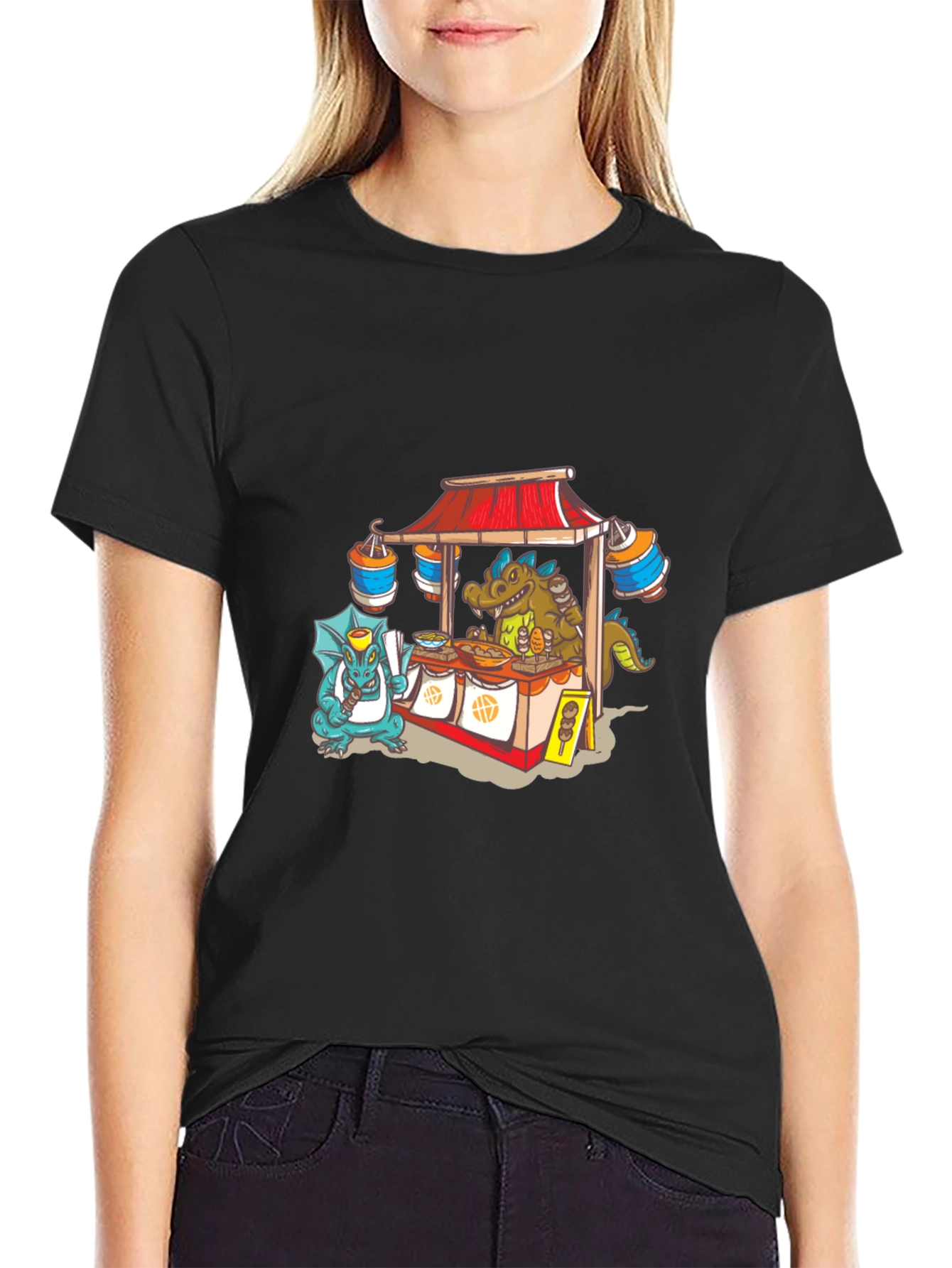 Dragon Ramen Shop Black T-Shirt