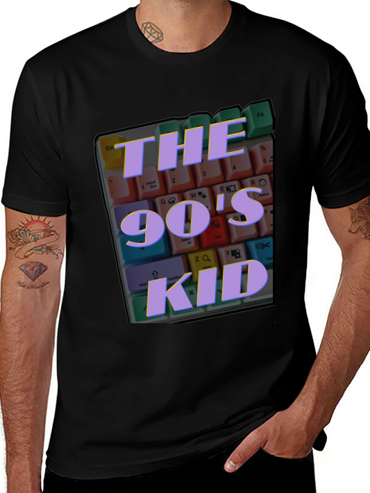 90s Kid Keyboard T-Shirt - Retro Nostalgia