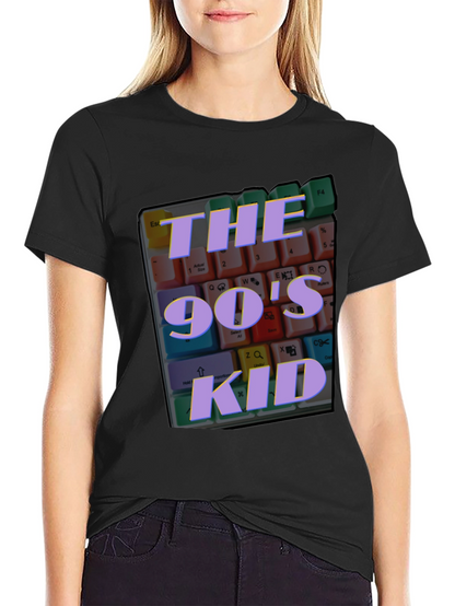 90s Kid Keyboard T-Shirt - Retro Nostalgia