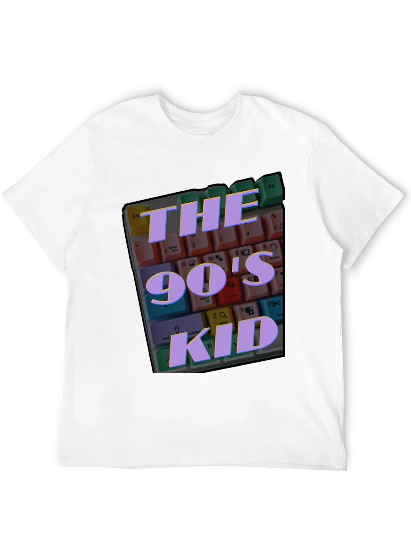90s Kid Keyboard T-Shirt - Retro Nostalgia