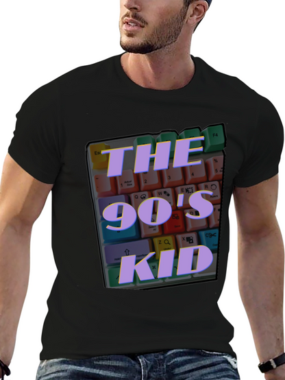 90s Kid Keyboard T-Shirt - Retro Nostalgia