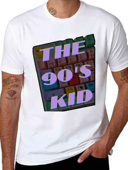 90s Kid Keyboard T-Shirt - Retro Nostalgia