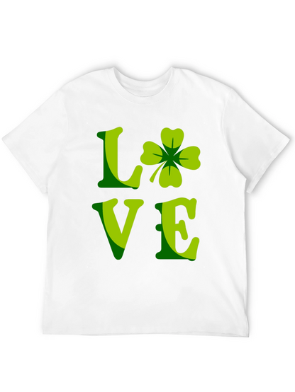 St. Patricks Day Shamrock Love Graphic Tee