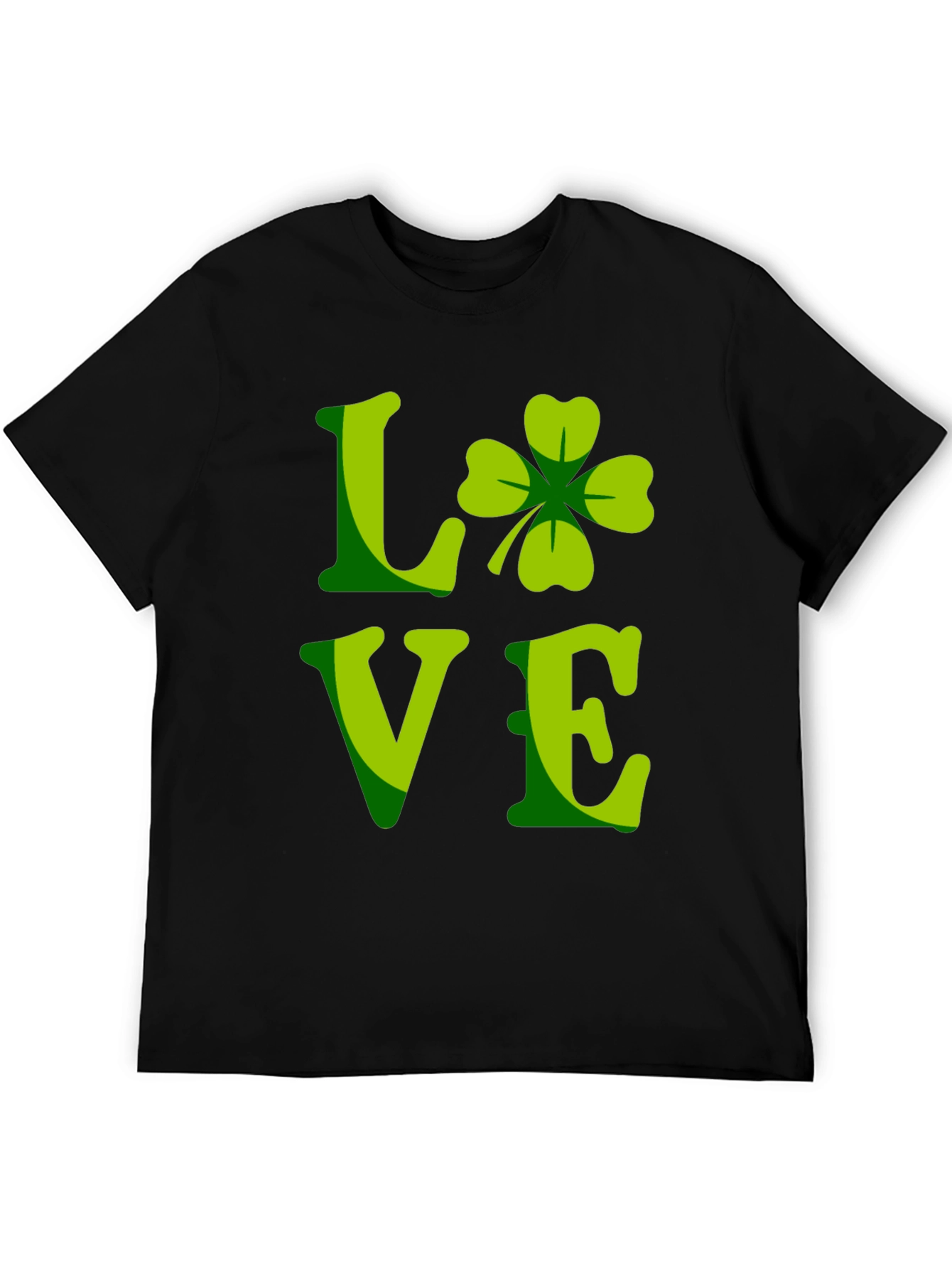 St. Patricks Day Shamrock Love Graphic Tee