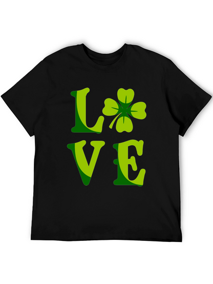 St. Patricks Day Shamrock Love Graphic Tee