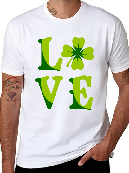St. Patricks Day Shamrock Love Graphic Tee