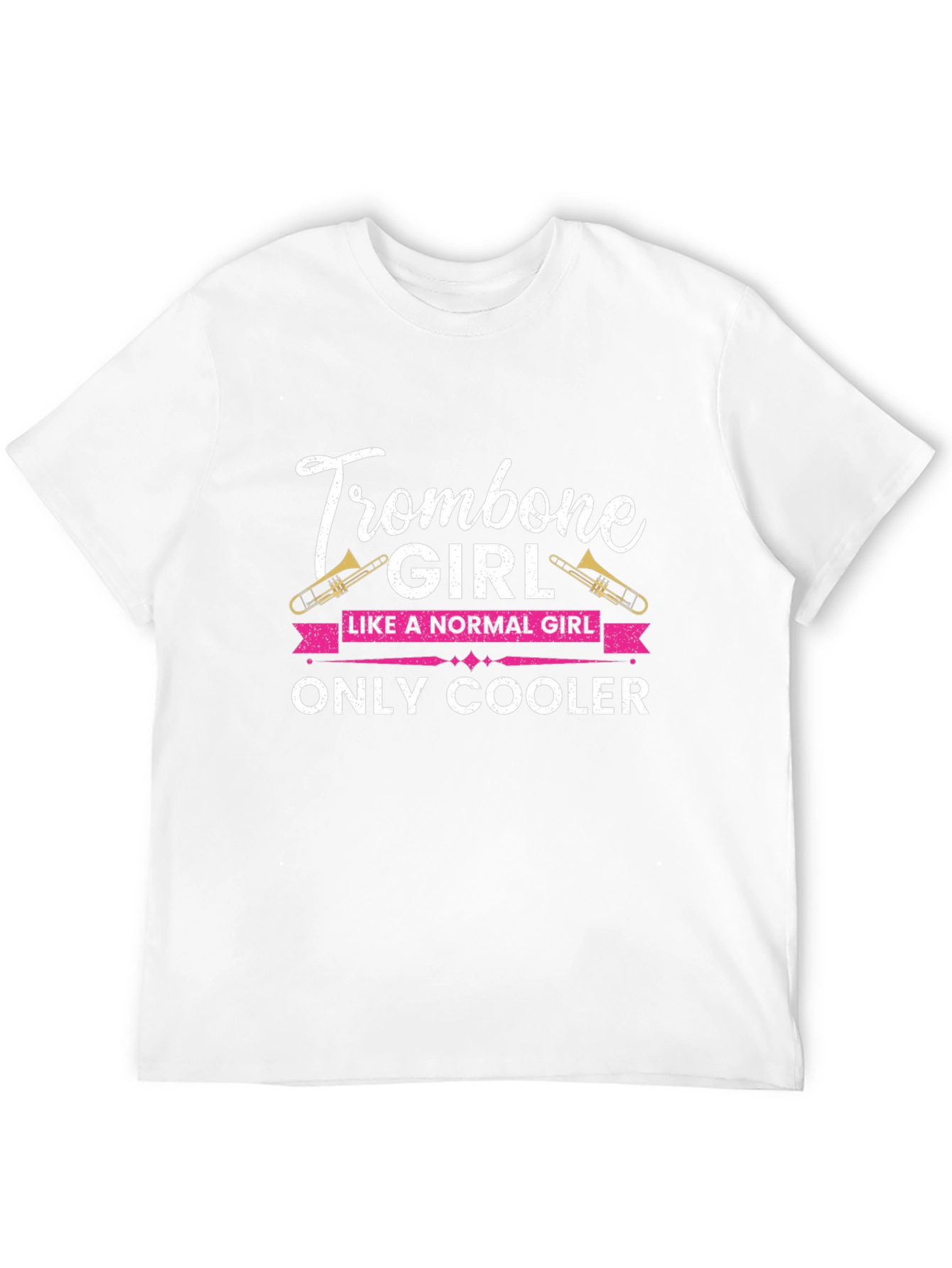 Trombone Girl T-Shirt - Music Lover Gift