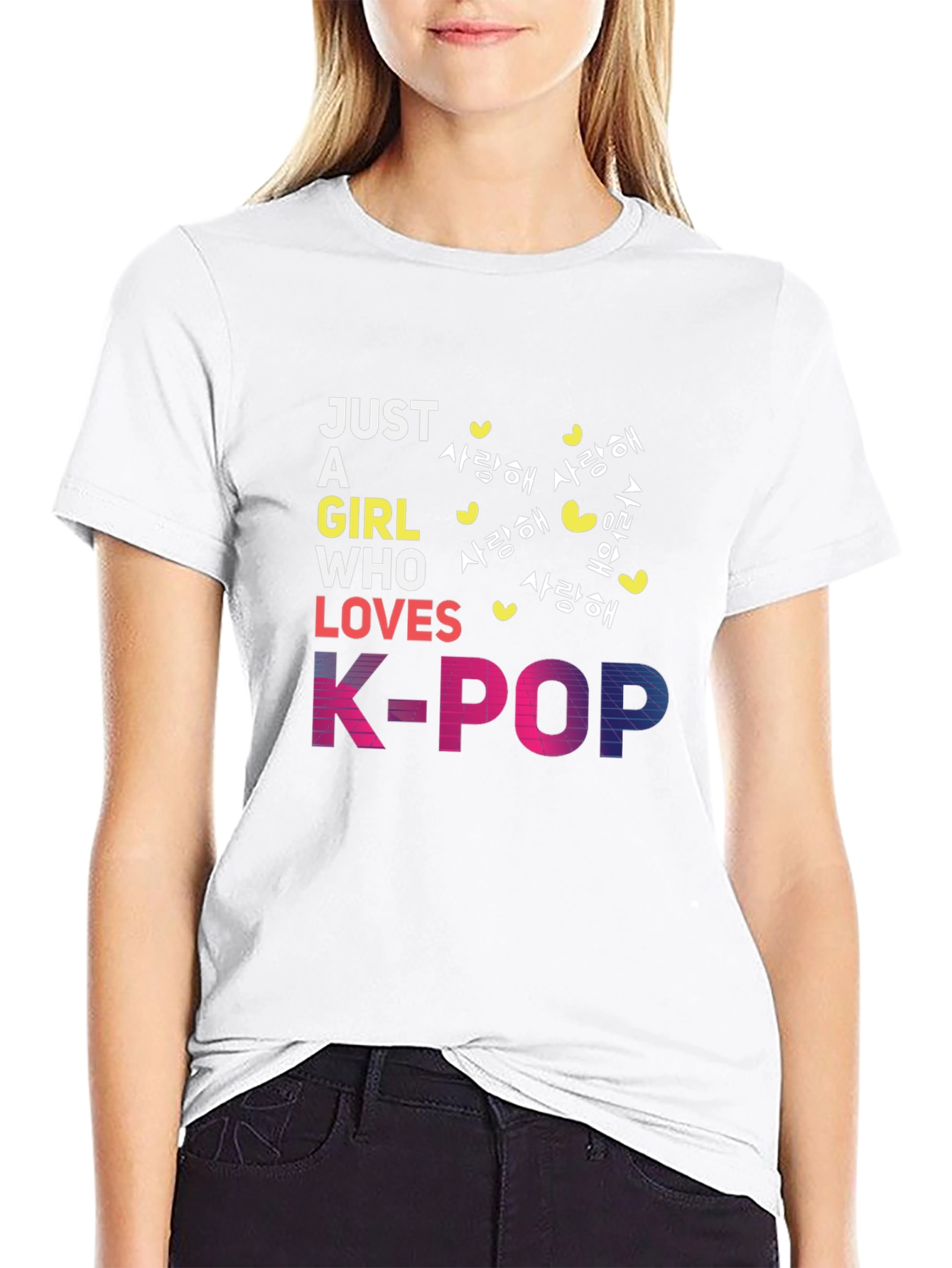 Just a Girl Who Loves K-Pop T-Shirt