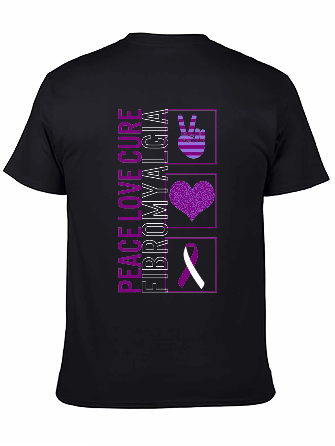 Peace Love Cure Fibromyalgia T-Shirt
