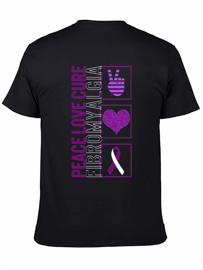 Peace Love Cure Fibromyalgia T-Shirt