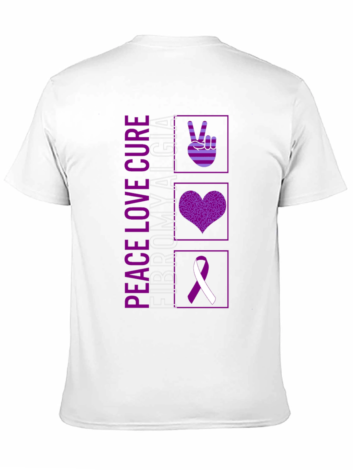 Peace Love Cure Fibromyalgia T-Shirt