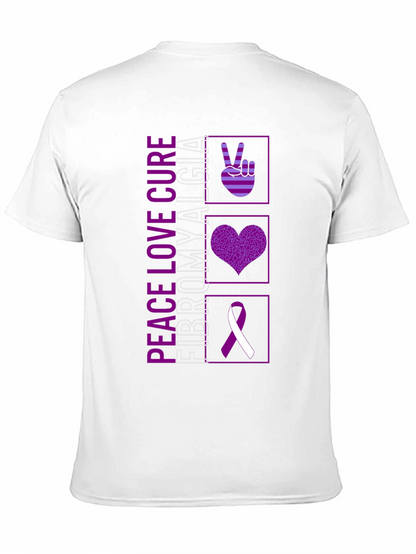 Peace Love Cure Fibromyalgia T-Shirt
