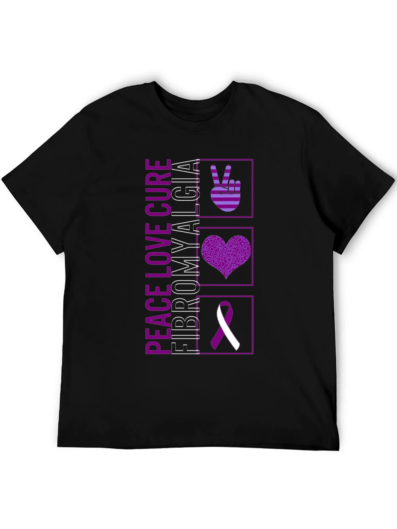 Peace Love Cure Fibromyalgia T-Shirt