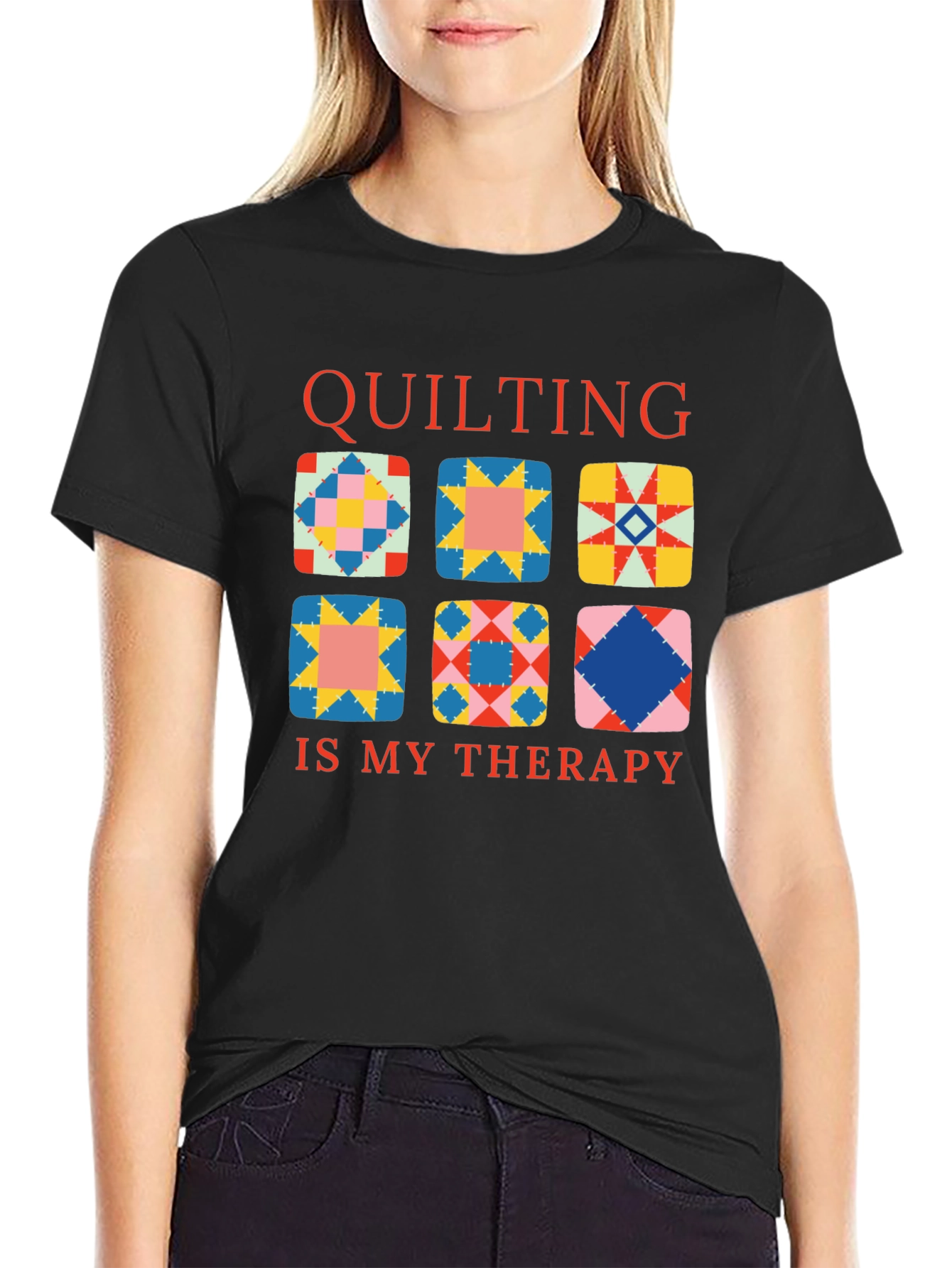 Quilting Is My Therapy T-Shirt