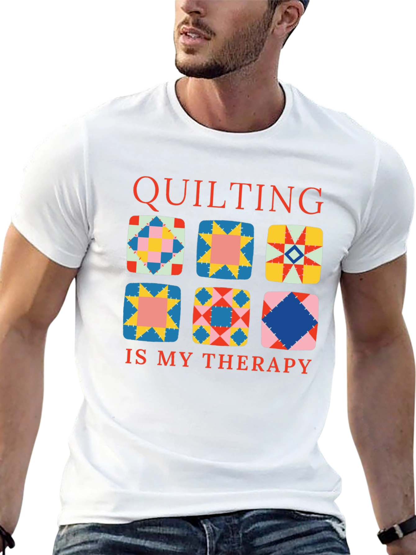 Quilting Is My Therapy T-Shirt