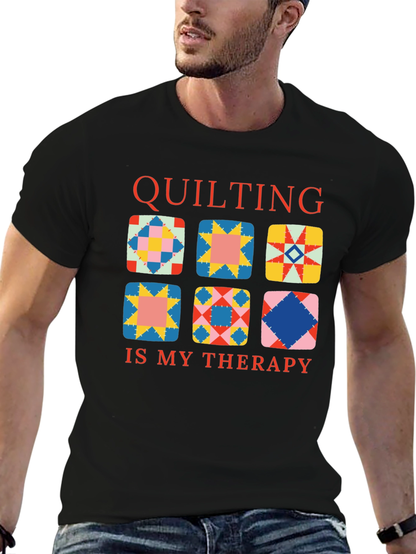 Quilting Is My Therapy T-Shirt