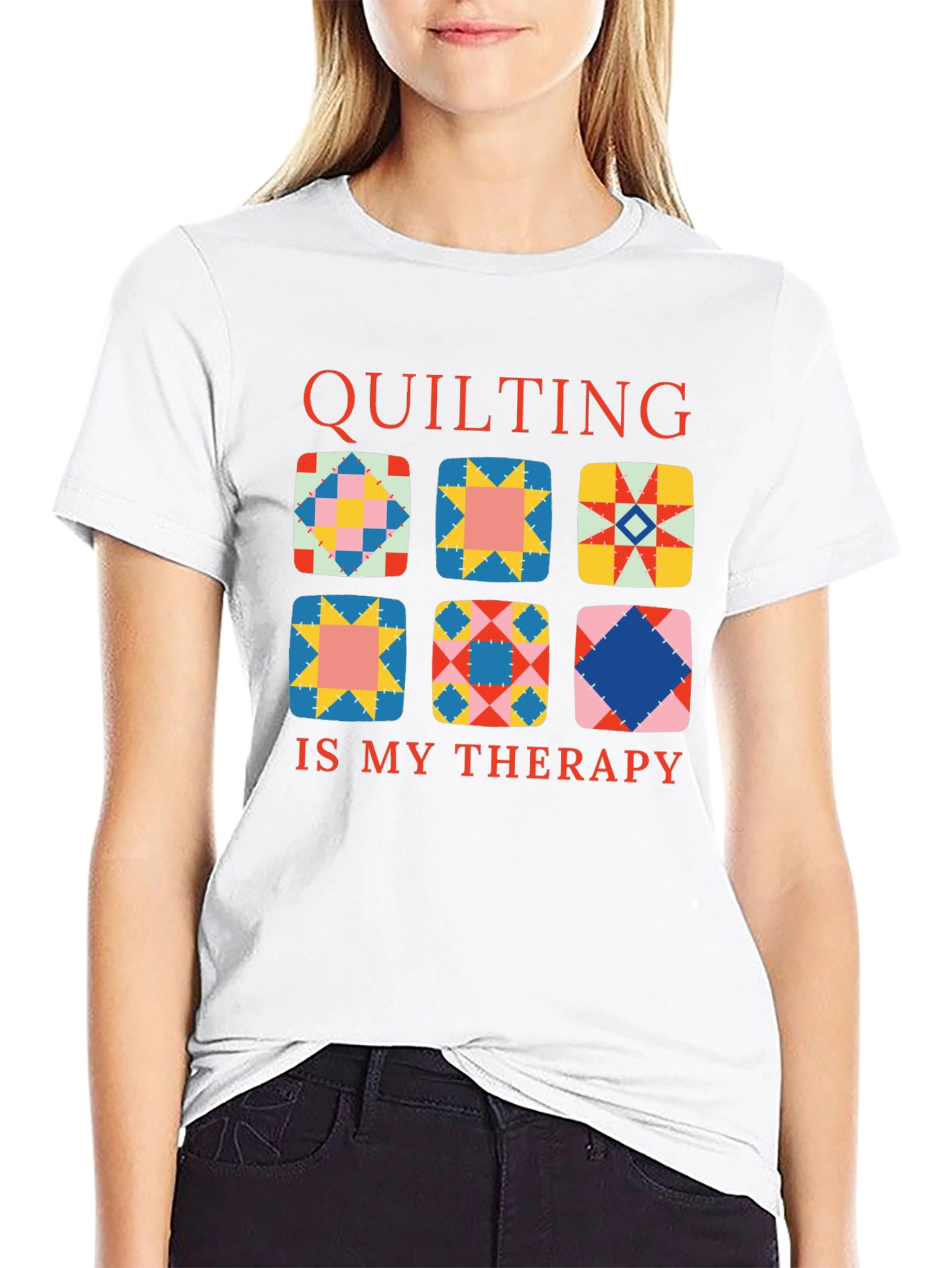 Quilting Is My Therapy T-Shirt