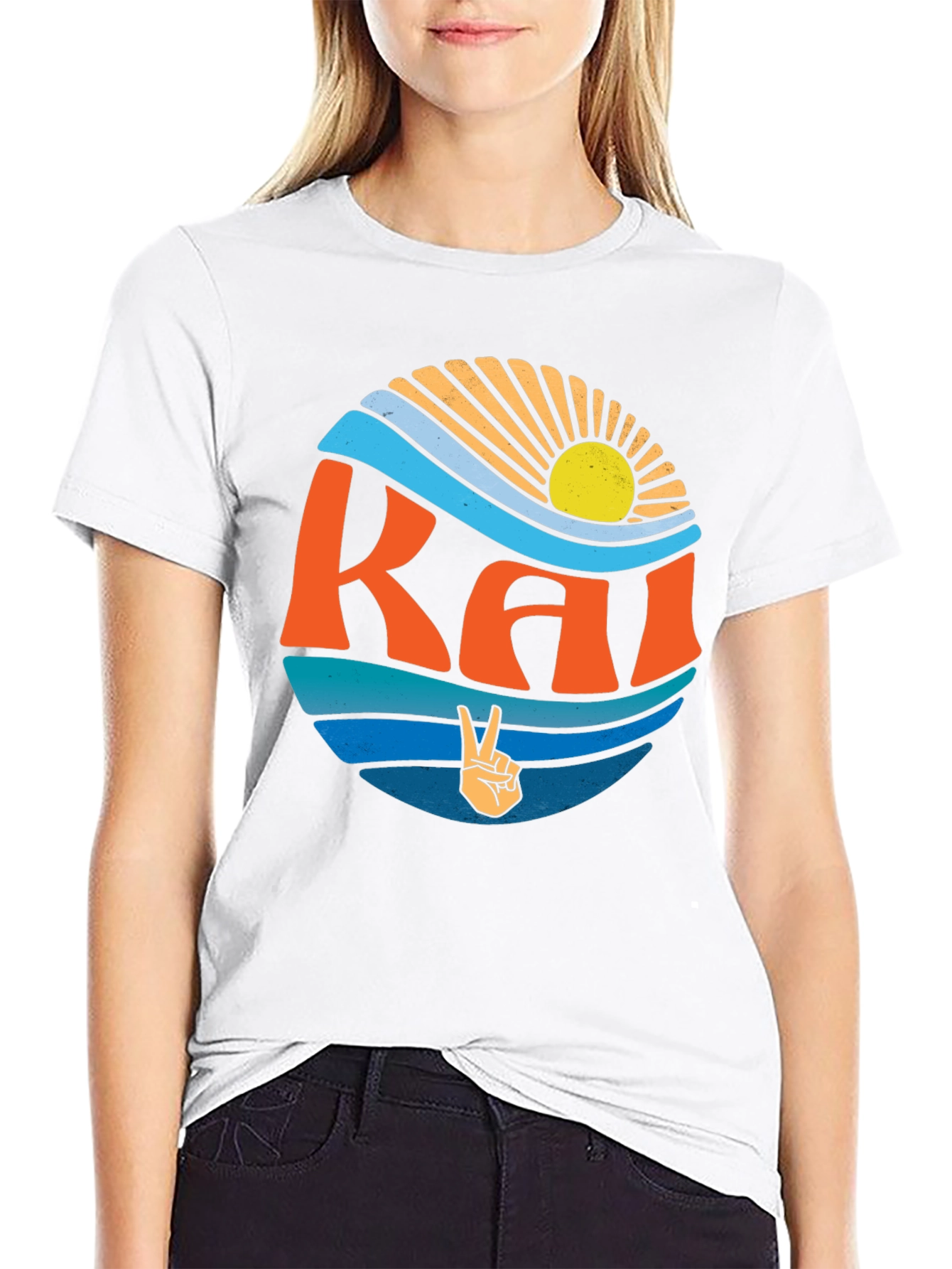 Retro Kai T-Shirt - Surf & Sun Style