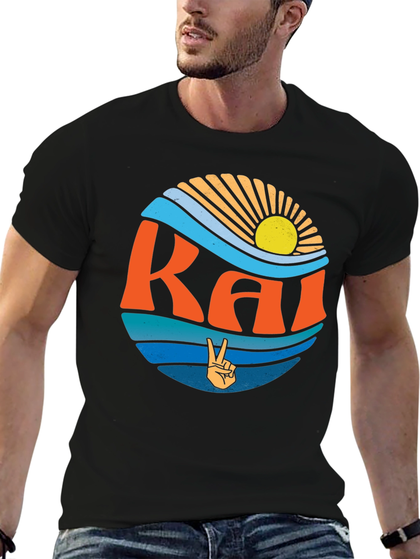 Retro Kai T-Shirt - Surf & Sun Style