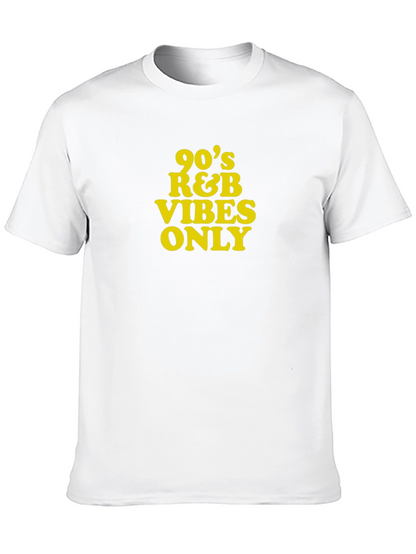 90s R&B Vibes Only Black T-Shirt