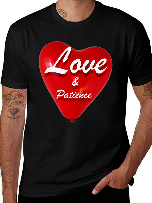 Love & Patience Heart Graphic T-Shirt