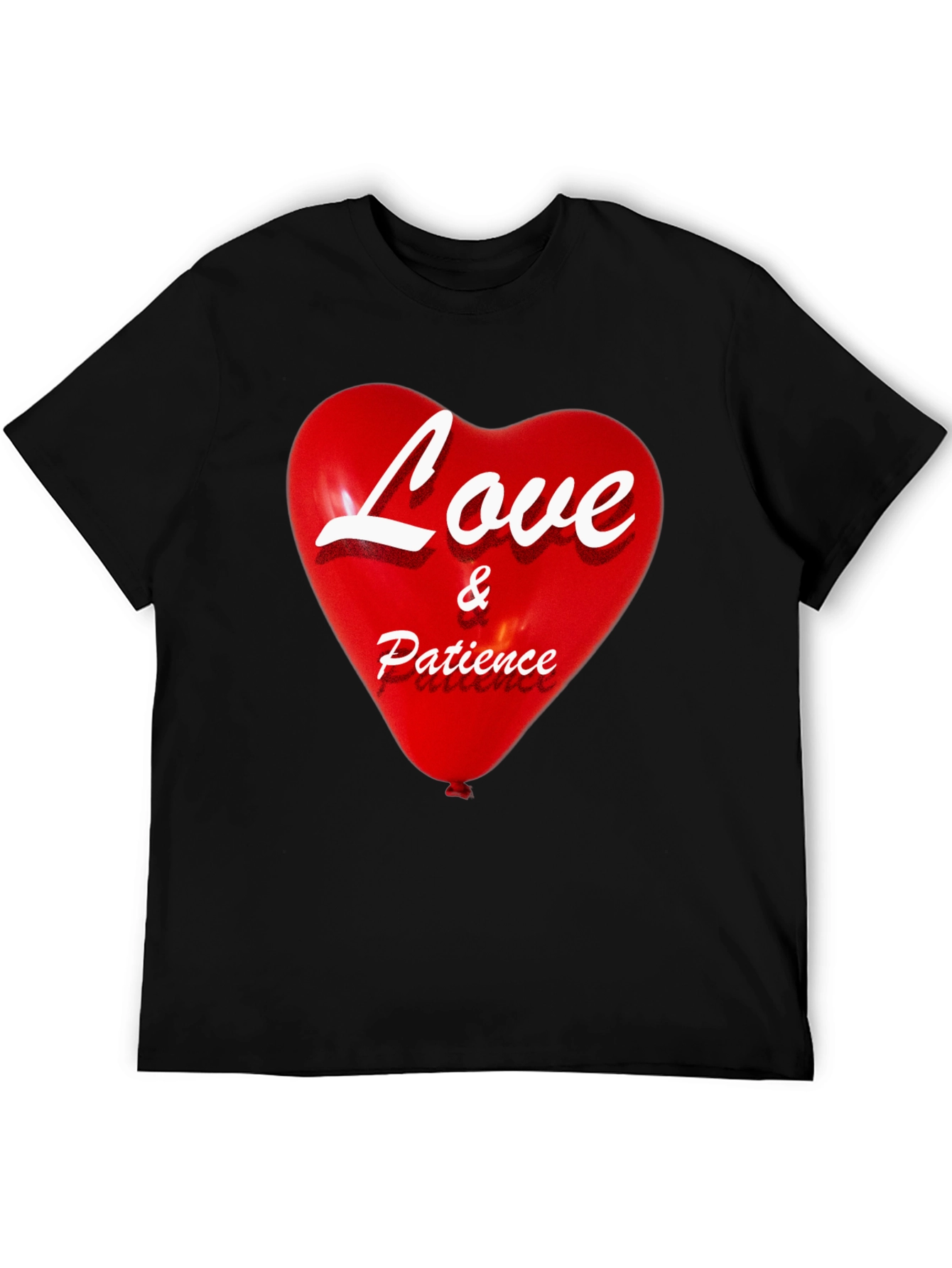 Love & Patience Heart Graphic T-Shirt