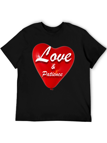 Love & Patience Heart Graphic T-Shirt