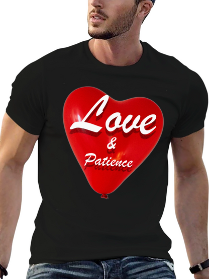 Love & Patience Heart Graphic T-Shirt