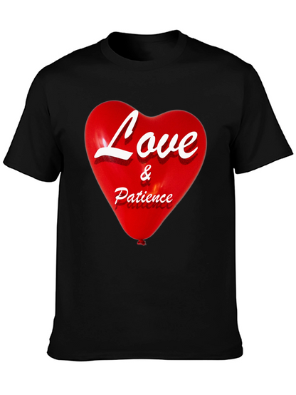 Love & Patience Heart Graphic T-Shirt