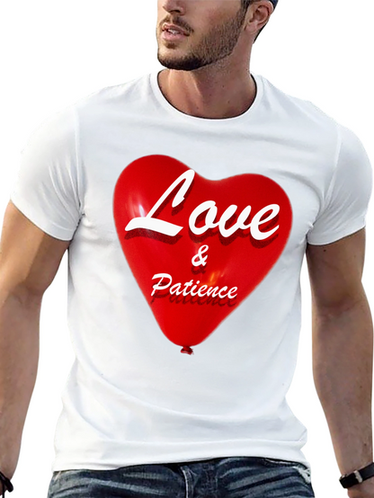 Love & Patience Heart Graphic T-Shirt