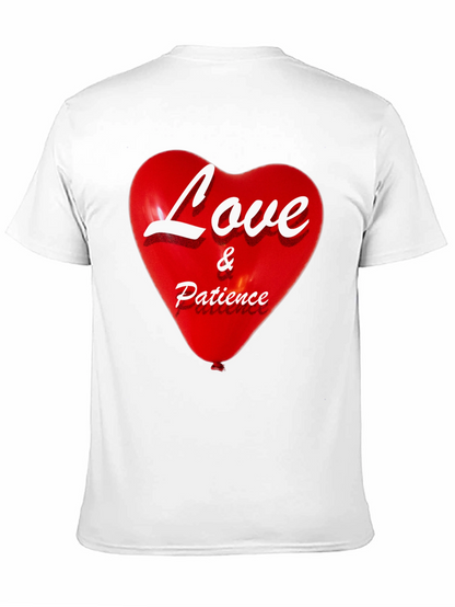 Love & Patience Heart Graphic T-Shirt