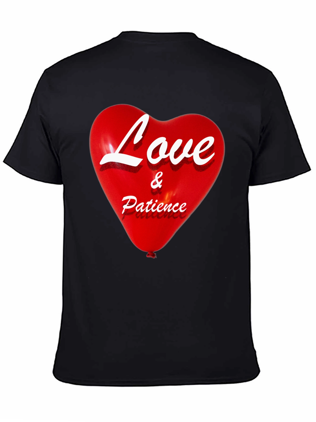 Love & Patience Heart Graphic T-Shirt