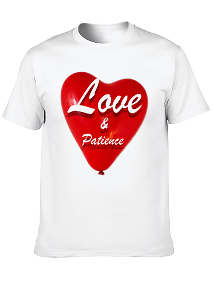 Love & Patience Heart Graphic T-Shirt