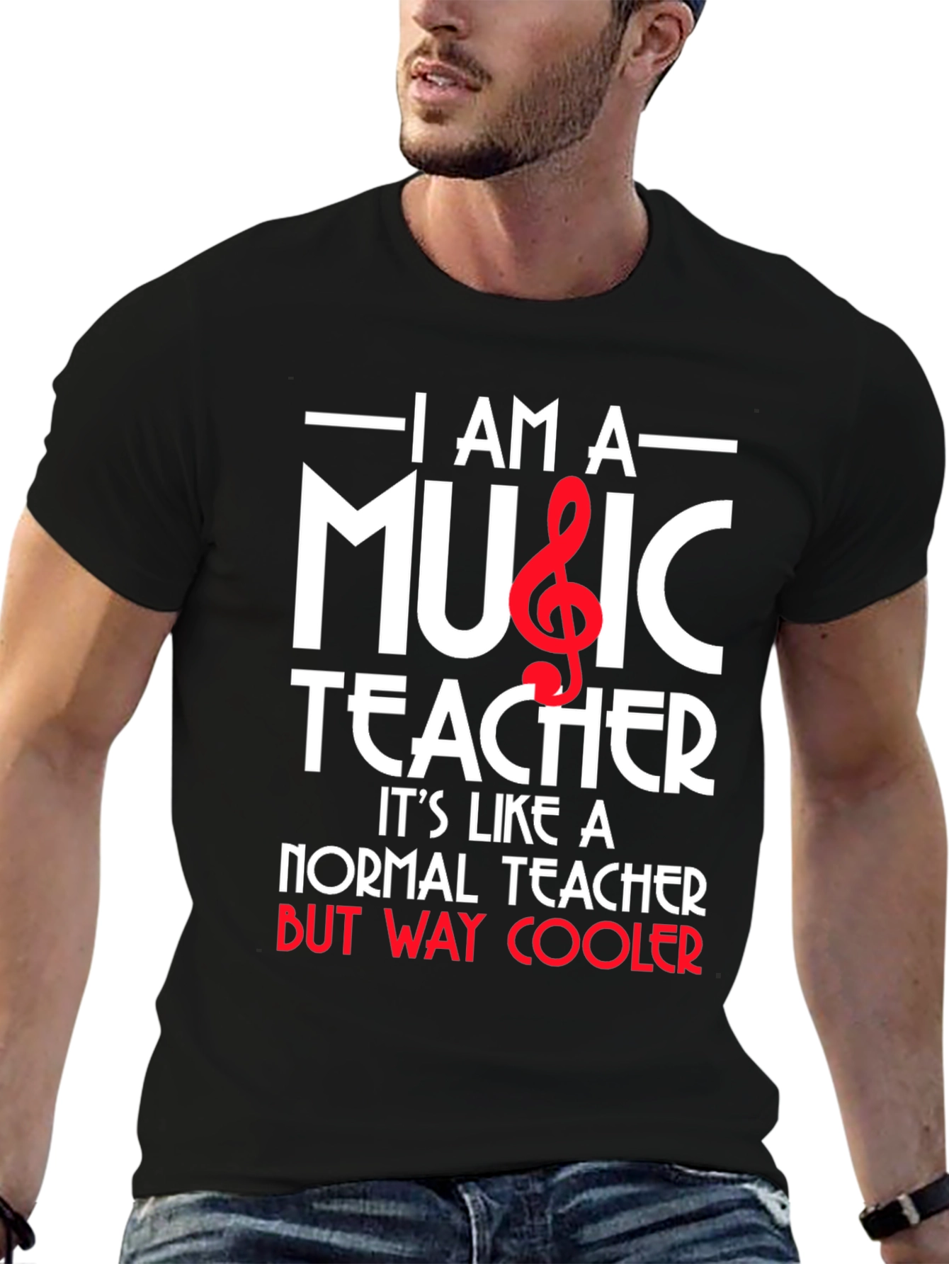 I Am A Music Teacher Graphic T-Shirt
